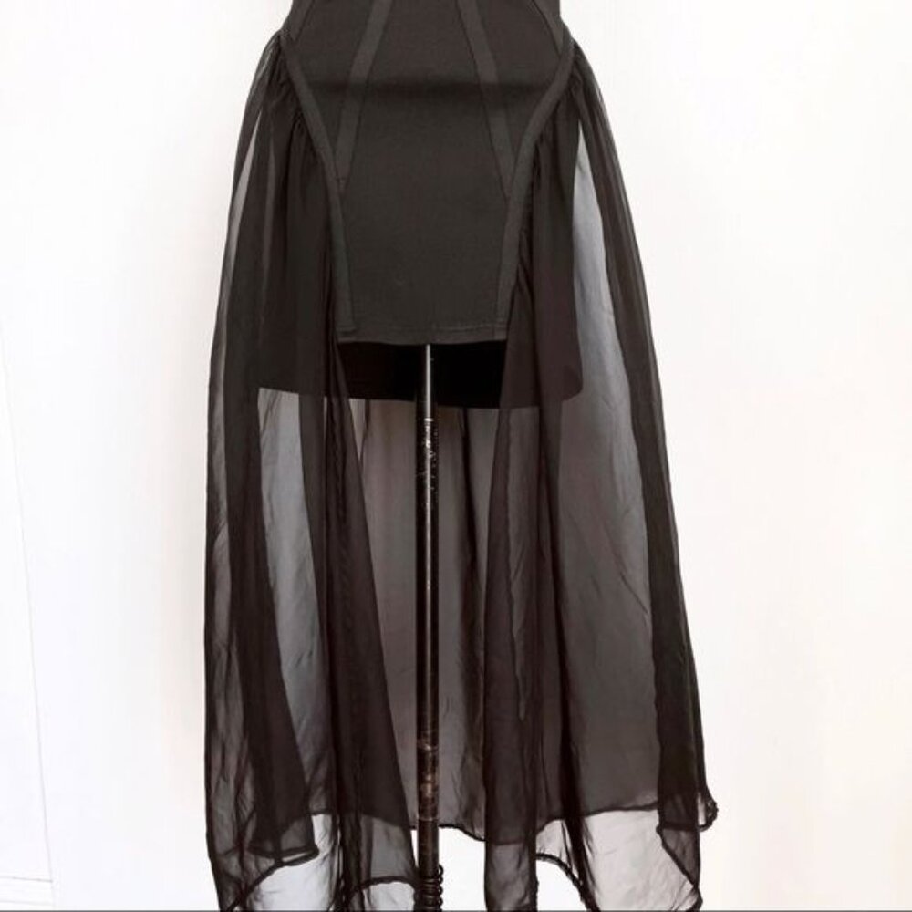 UNIF Godspeed Bandage Cut Out Sheer Maxi Dress size Small - Picture 11 of 13